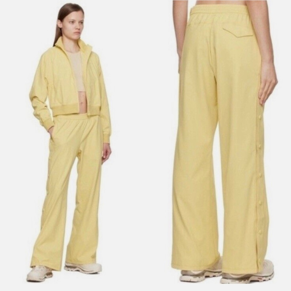 Outdoor Voices Pale Yellow Track Pants